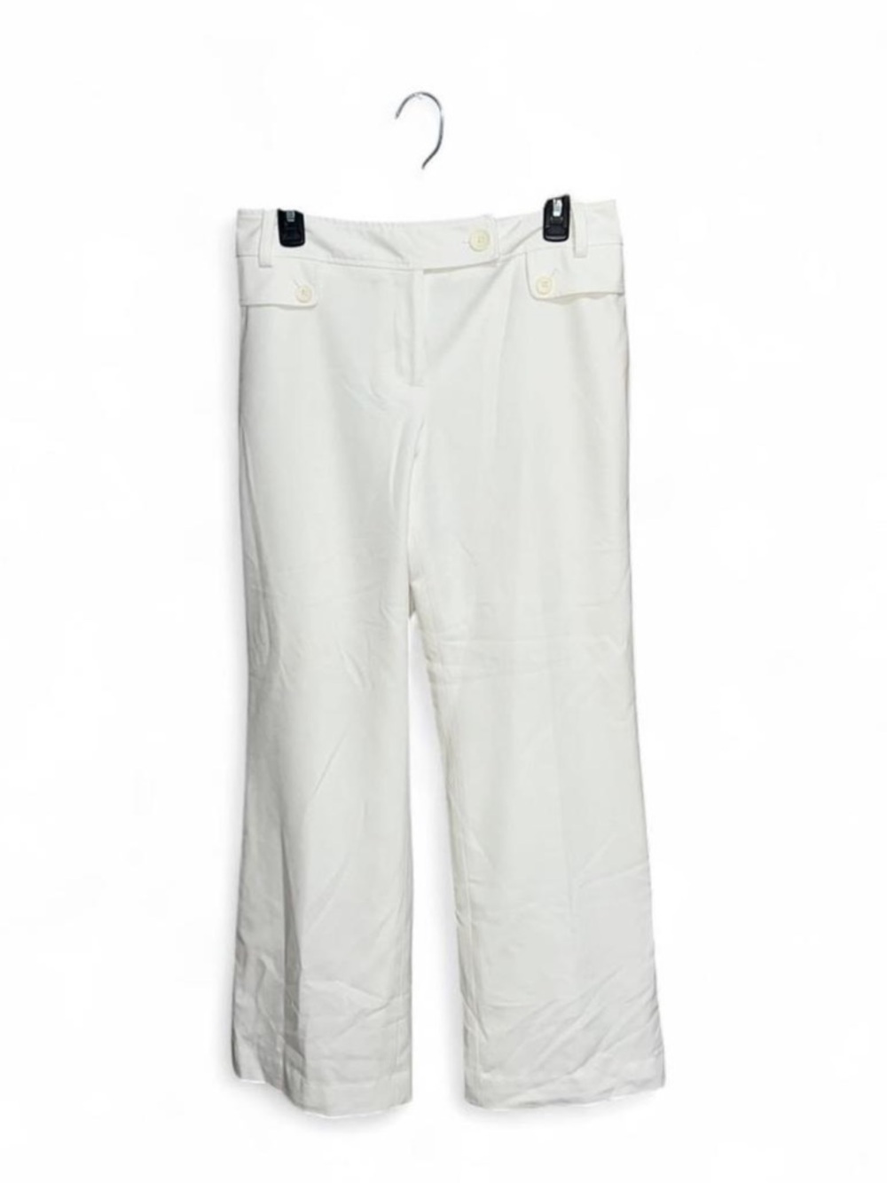 Ann Taylor Loft Women’s Ivory Preppy Business Casual Trouser Pants Size 8